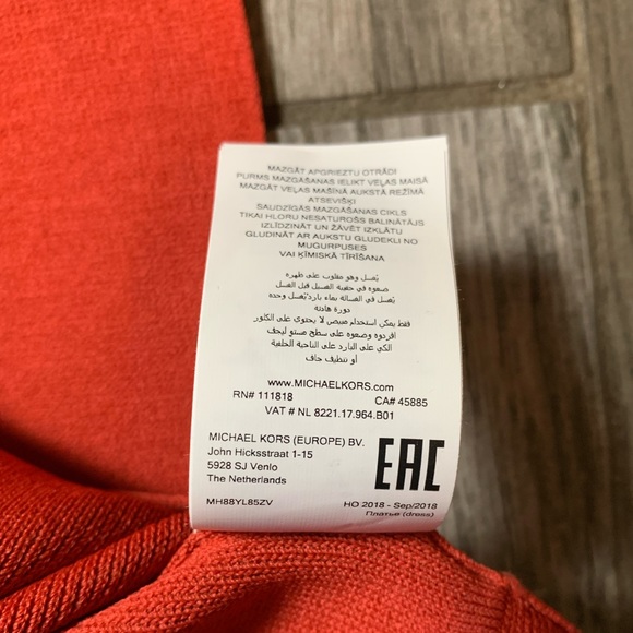 Michael Kors 🍊 Knee Length Cocktail Dress - Picture 4 of 6